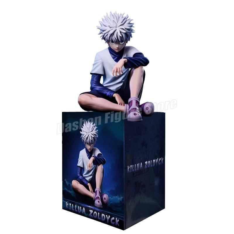 

PG Hunter×Hunter ГОН ФРИКСС Киллуа Золдик Фигурка Экшн Подставка для лапши Аниме Фигурка Киллуа Статуэтка Украшения для автомобиля ПВХ Модель Игрушки