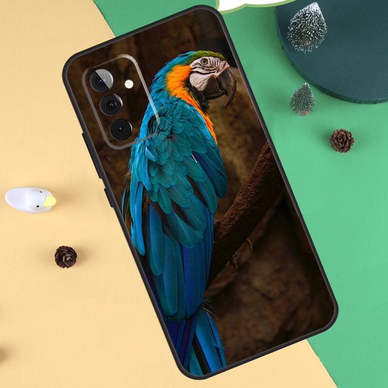 Animal Parrot Birds Case For Samsung Galaxy A33 A53 A13 A12 A32 A52 A14 A34 A54 A15 A25 A35 A55 A71 A51 Coque
