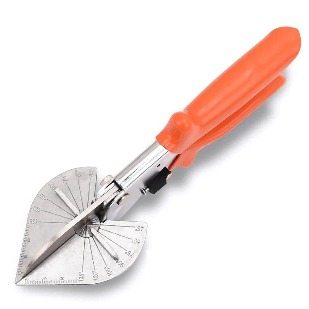 

Ножницы с углом кромки карты, 45 градусов, 90 градусов/многоугловые ножницы/резак для прорезей для проволоки, резак для пластиковых труб из ПВХ/ПЭ оранжевый