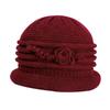 Winter new fashion warm adult hat outdoor cold simple rabbit hair blend knitted hat elegant women's hat