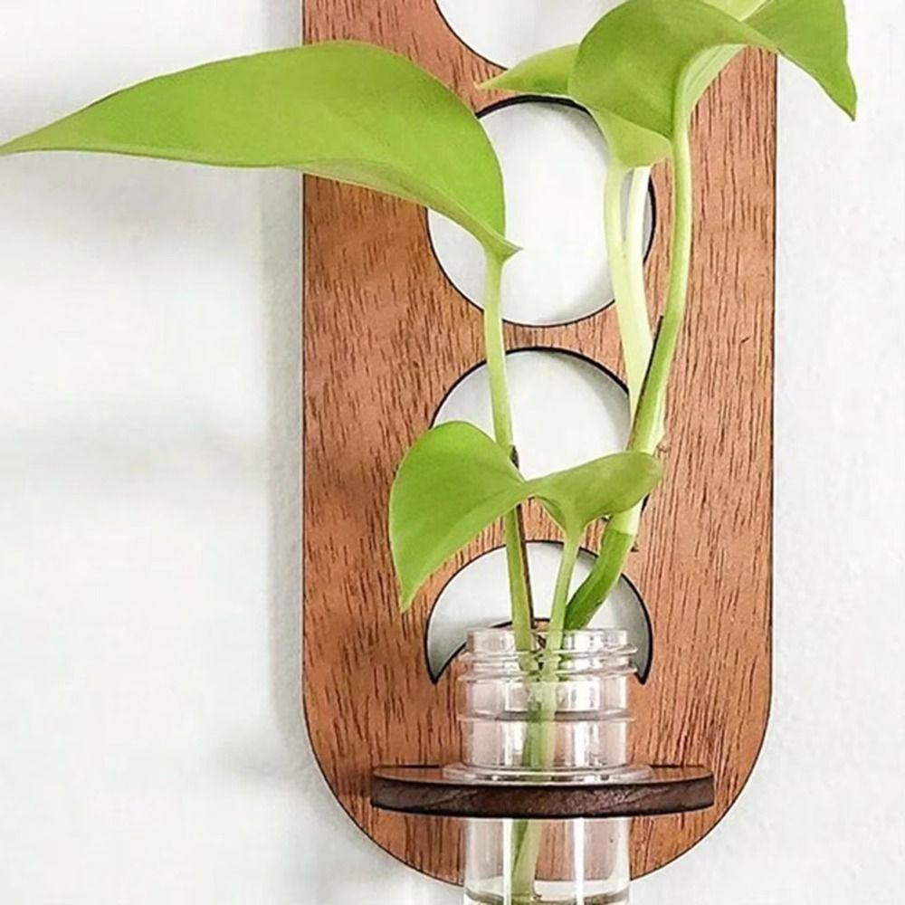 Plant Storage Rack Wall Hanging Vase Hydroponic Containe Hanging Planter  Home/Office Decor