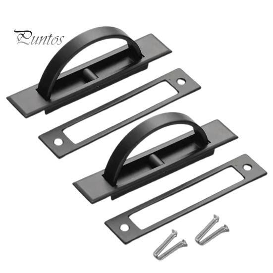 

2 шт., дверные ручки, скрытые ручки для шкафа, нержавеющие, устойчивые к коррозии, потайные ручки для шкафа, мебели чёрный