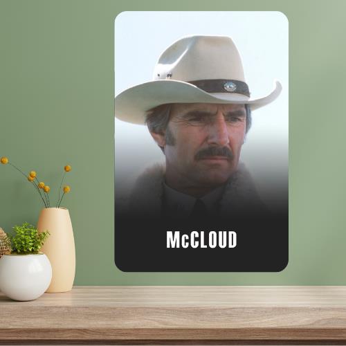 McCloud Classic TV Show Metal Poster Sign 20x30cm(7.8x11.8inch)