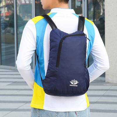 Sac de Sport Imperméable Unisexe 20L Léger Portable Pliable Femmes Hommes Sac à Dos d'Extérieur Camping Randonnée Voyage Sac à Dos de Jour Loisirs