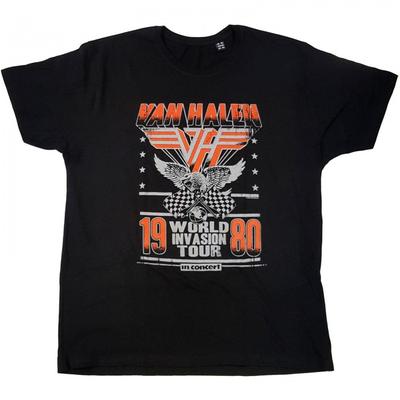 Van Halen Unisex Adult Invasion Tour Â´80 T-Shirt