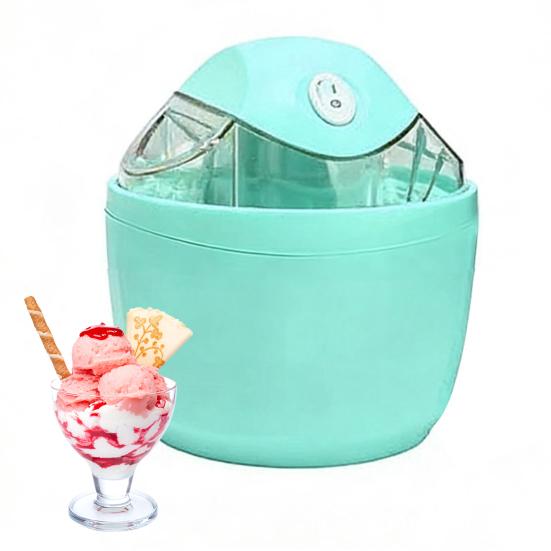 Ice Cream Making Machine Electric One-Touch Ice Cream Maker for Homemade Ice Cream Sorbet Yogurt Easy To Clean Family Dessert Maker Kitchen Essential