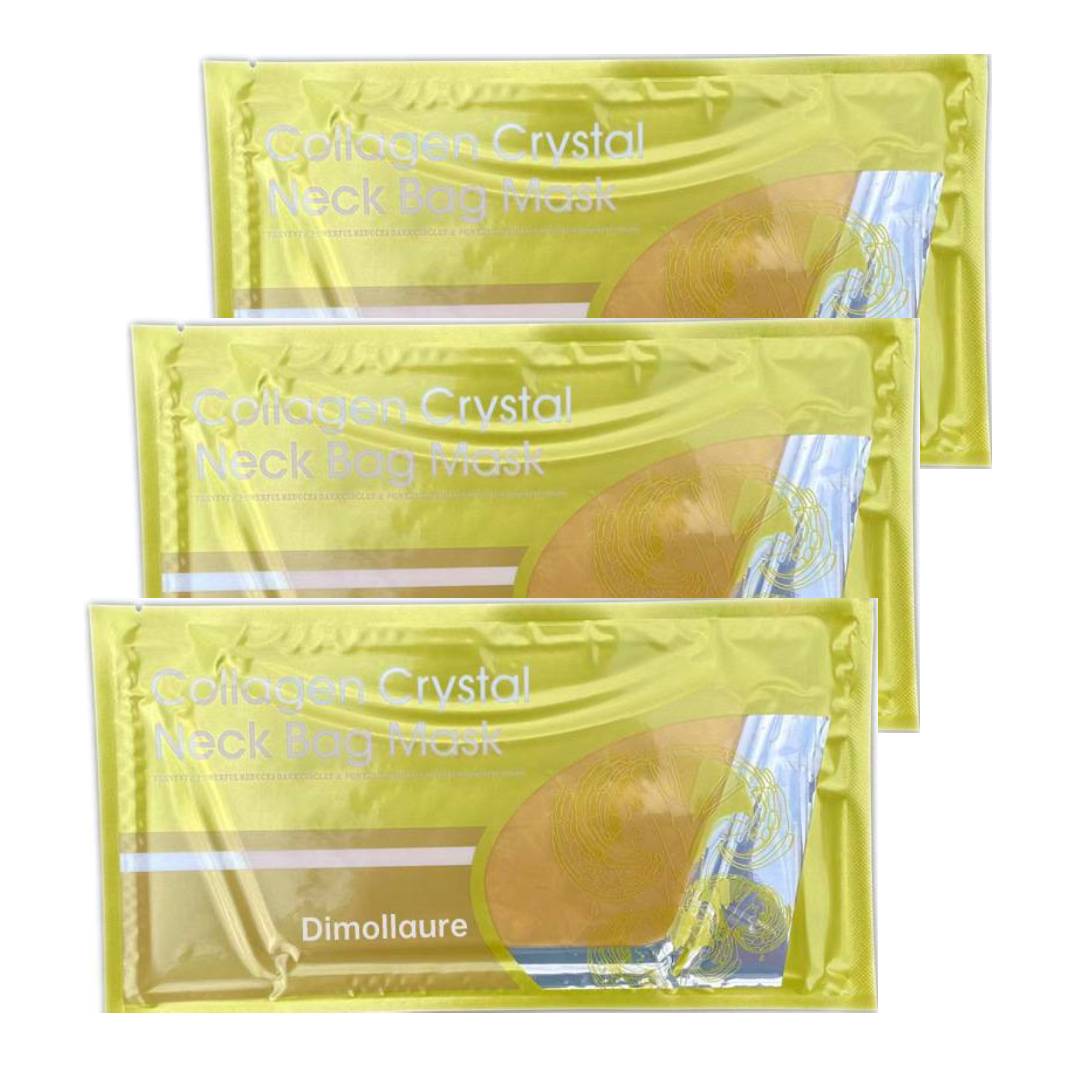 

3 шт. коллагеновая увлажняющая маска для шеи, разглаживающая мелкие морщины укрепляющая кожа уход за шеей патчи 3pc