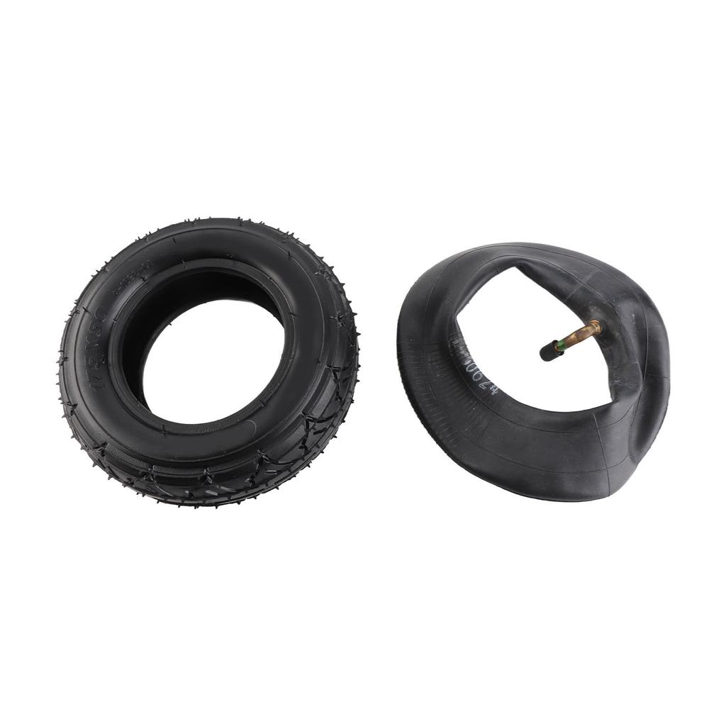 175x50 Electric Scooter Tire Set 7in Rubber Wheel Tyre Strong Grip Anti Slip Easy Installation Electric Scooter Parts