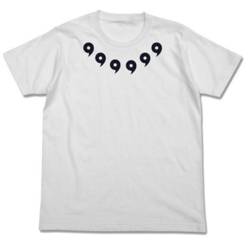 

NARUTO Shippuden Obito Ten Tails Jinchuriki White T-shirt 4XL білий