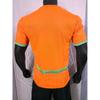 Mens Ivory Coast National Team Home Jersey Orange Short Sleeve Football Shirt Sportswear
