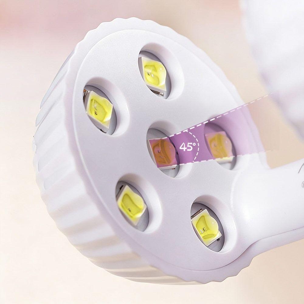 Type-C Charging Mini UV LED Nail Lamp Mushroom Shape Manicure Lamp Nail Art Tools Nail Art Tools