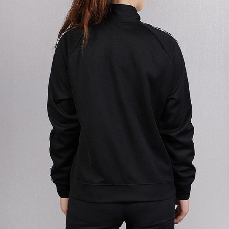 Nike Side Tape Logo Stand Collar Zip-Up Sports Jacket Women Jackets Black CJ7718-010