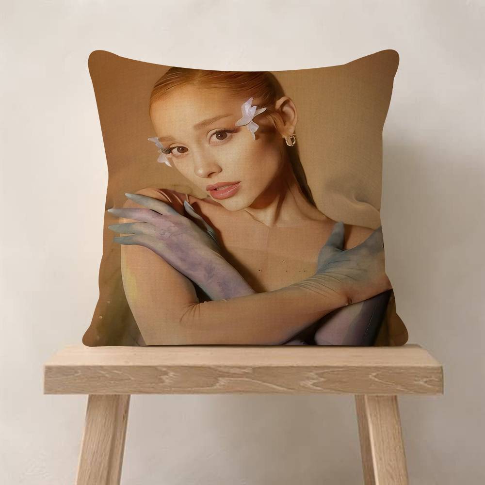 AAriana Hot Singer Grande Cushion Cover Car Throw Pillow Case For Sofa Car Christmas Gift