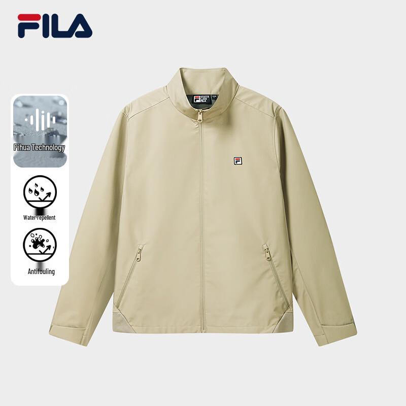 FILA Men's Business Casual Stand Collar Jacket - 2026 Autumn Collection
