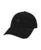 Olai [Unisex Big Size Small Fit] Washed Cotton Logo Ball Cap_All Black