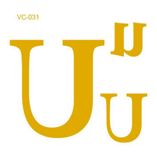 Waterproof Metallic Sports & Party Letter and Number Tattoo Stickers