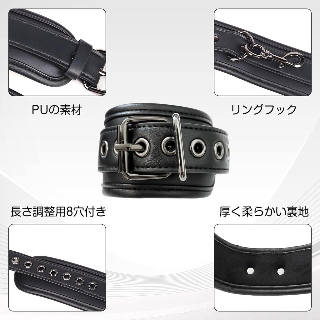 Yilisbait SM Human SM Play Adult Restraint Goods for Adult For with Set Goods, Handcuffs, Handcuffs, Collar, Goods, Restraints, Goods, Women's Goods,