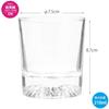 Toyo Sasaki Glass Whiskey Rock Hokuto Set of 7 Old Fashioned Made in Dishwasher Transparent Glasses, Glasses, Design, 210ml, 6, Glasses, Japan, Safe,