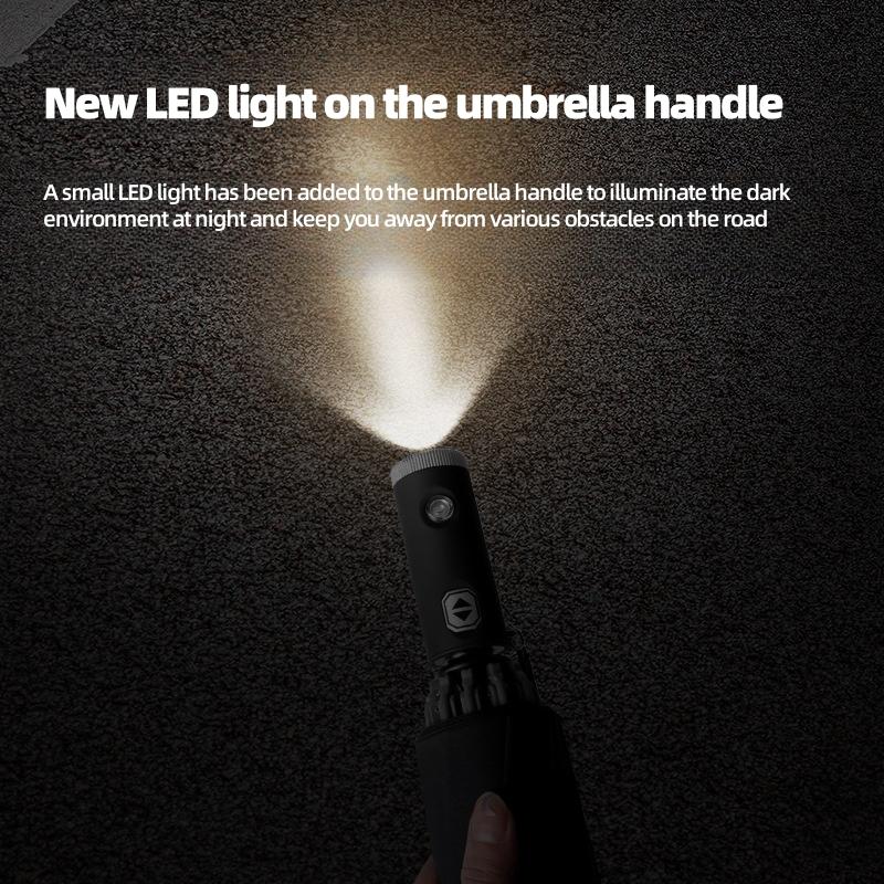 Regenschirm mit LED-Reflexstreifen Regen Windschirm Für Nissan sentra Serena maxima Versa Juke Micra rogue tiida x-trail nismo