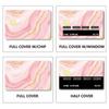 PVC Plastic Waterproof Card Stickers Self-adhesion Card Skin for Bank Card Decor Rectangle Others 186.3x137.3mm