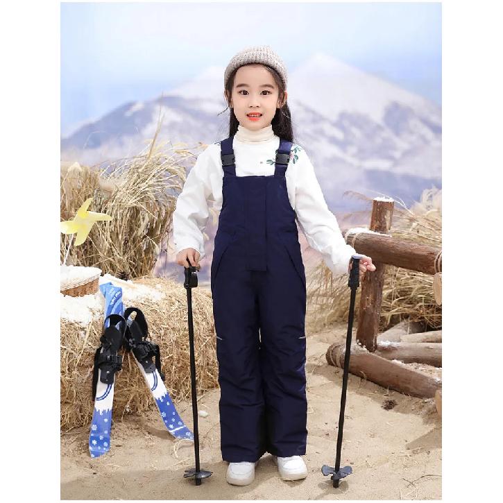 Waterproof Sport Girl Snow Pants Warm Boy Ski Trousers Winter Outdoor Children Overalls Windproof Mountain Kids Jumpsuit Clothes