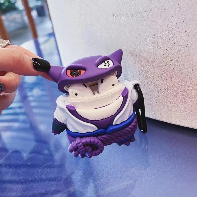 For Airpods 4 3 2 1 Case 2024 Pokemon Purple Gengar Shockproof Earphone Anime Cover For Airpods Pro 2 Case For Kids Funda