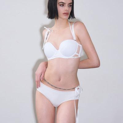 VINAJ NEW Chain Ribbon Waist Strap (White)