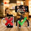 Flexible Sponge Octopus Mini Tripod for iPhone Camera Tripod Phone Holder Clip Stand with Bluetooth Remote Shutter