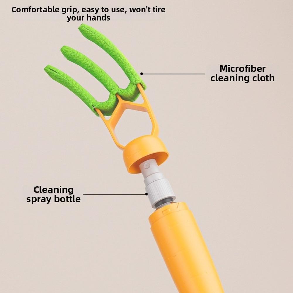 Multi-Functional Dust Removal Brush Detachable Louvers Duster For Air Conditioning Vents
