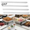 Equipo de Cocina de Restaurante 4 Piezas Barra Adaptadora para Mesa de Vapor, Acero Inoxidable de Grado Comercial Varilla para Alimentos Divisor de Bandeja, Accesorio de Preparación para Hotel Duradero
