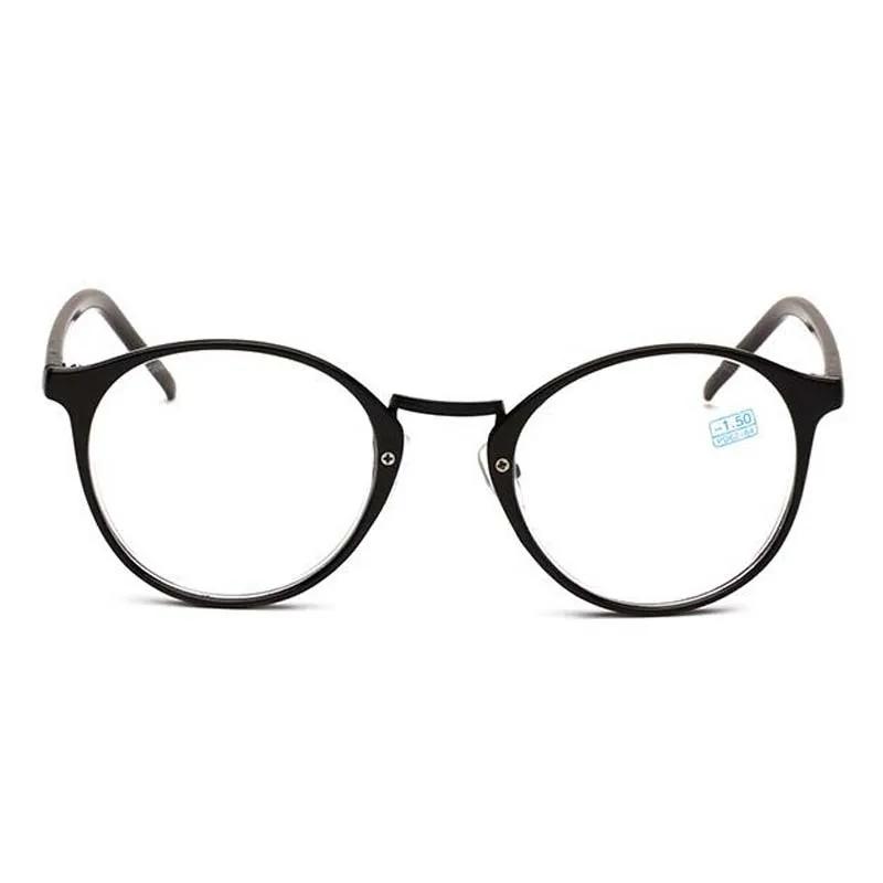 Retra Round Eye Glasses Men Women Ultra Light Myopia Prescription -1 -1.5 -2 -2.5 To -6.0 Reading Glasses +100 +150 +200 +300