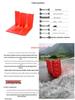 Movable L-Shaped ABS Flood Barrier for Subway, Garage, and Home Use
