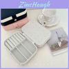 Vintage Leather Jewelry Box For Earrings Bracelets And Rings With Elegant Storage Solution