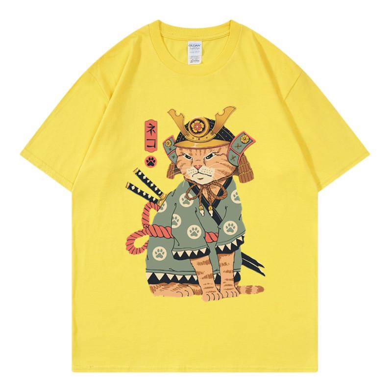 Unisexs Tshirt Summer Korean Edition New Pure Cotton Simple Cartoon Print Round Neck Short Sleeve Popular Casual Short Sl