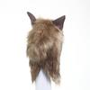 Halloween Latex Rubber Wolf Head Hair Mask Werewolf Gloves Costume Party Scary Decor Masquerade Props