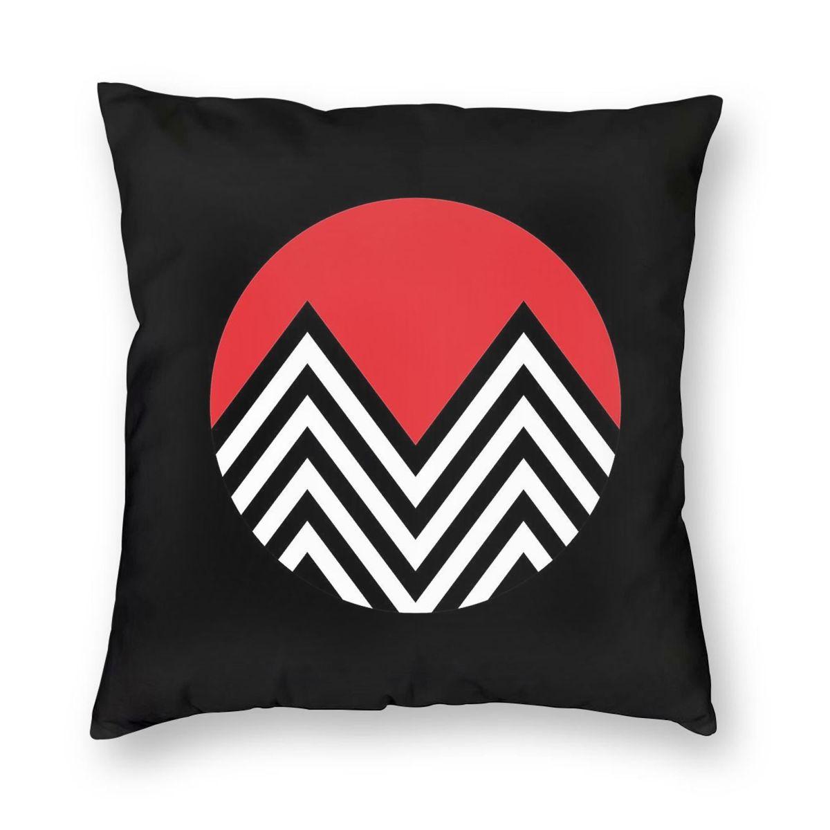Twin Peaks Black Lodge Pillowcase Polyester Linen Velvet Pattern Zip Decorative Sofa Cushion Cover 30cmx30cm