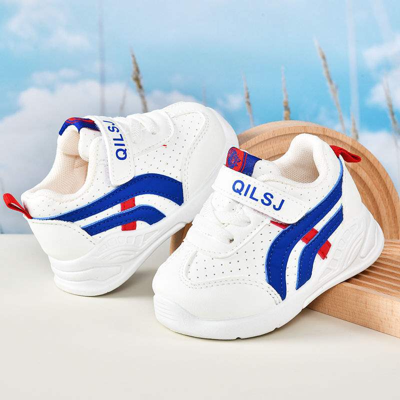 

0-3 years old girls toddler shoes boys baby soft-soled shoes leather surface spring and autumn breathable classmates new children s functional shoes inner length 15.0cm 21 yards
