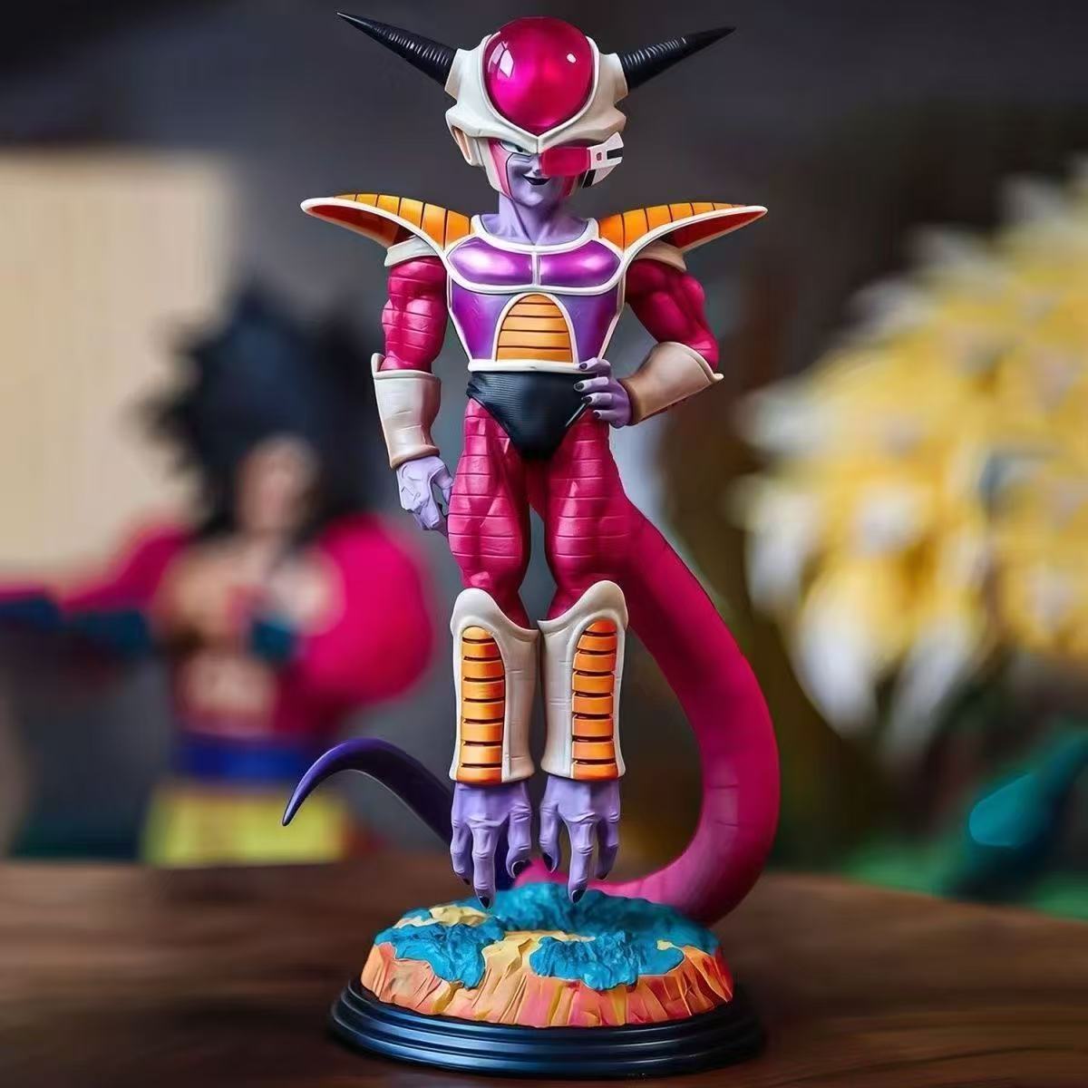 

Dragon Ball Z Anime Figure Standing Frieza Model Action Statue Scene Collection Desktop Decoration Toys Doll Children Gifts