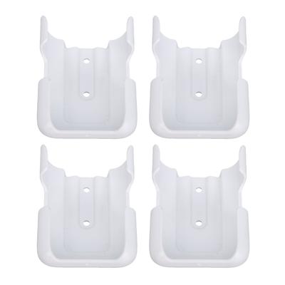 4pcs Remote Control Holder Wall Mounted Space Saving Controller Storage Box for Air Conditioner TV Speaker