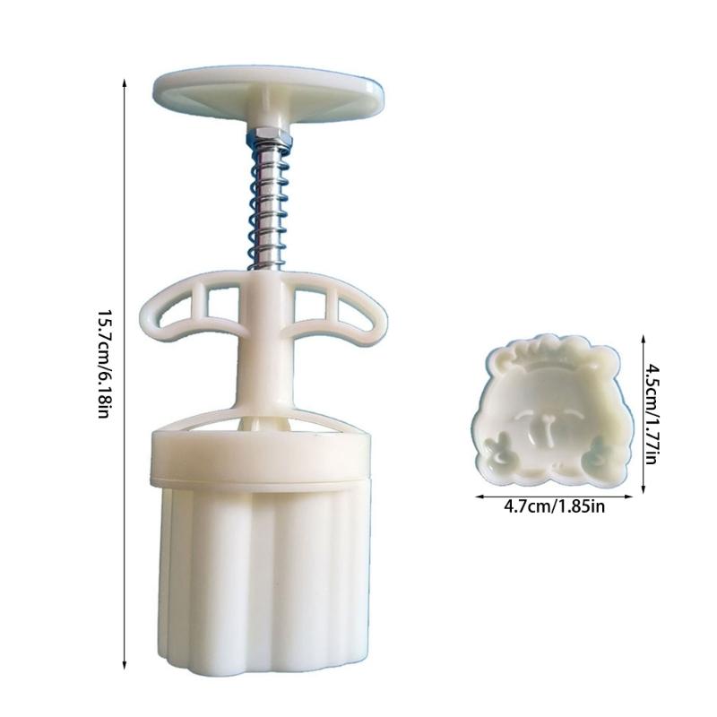 Food Grade Plastic Capybara Cookie Mooncakes Molds Easy Hand Press Mechanism For Homemades Dessert Pastry Making Tool