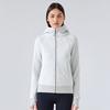Winter Yoga Clothing Top Outdoor Sports Running Jacket Women Fall and Winter Fleece Cardigan Slim-Fit Hood Sweatshirt Women