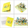 Multicolored Daisies 3D Foldable Card Attractive 3D Foldable Card Unique Flower Greeting Card for Every Celebration