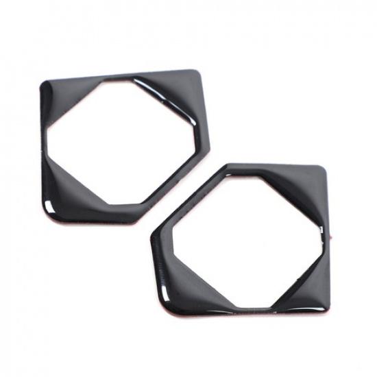 Glossy Piano Black Steering Wheel Button sticker covers For Toyota Tacoma 16-22