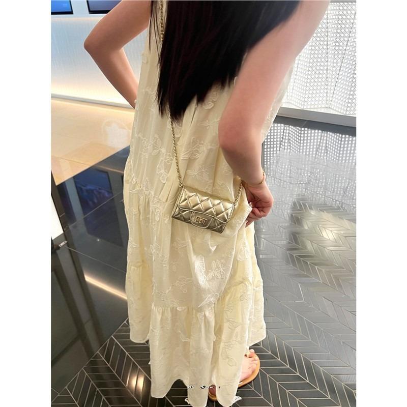 Rhombus mini small waste bag versatile gold silver mini messenger bag women's chain bag change bag