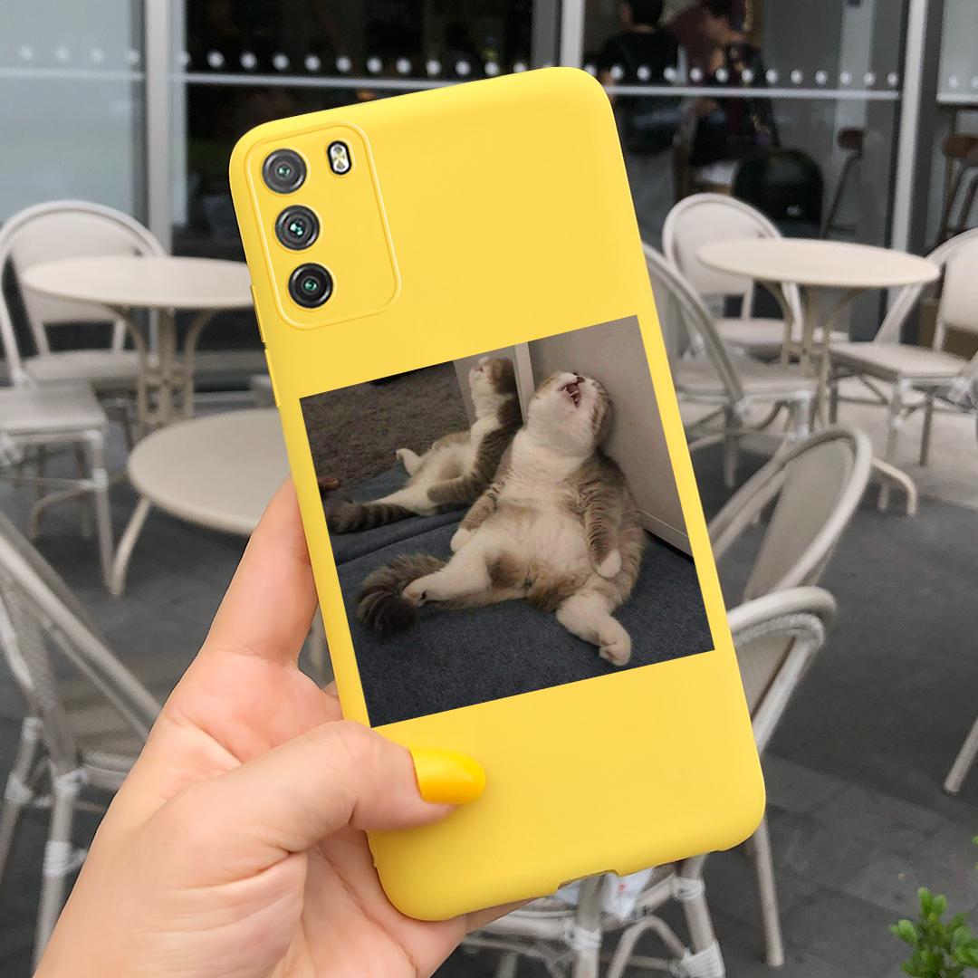 

For Xiaomi Poco M3 Case 2020 6.5 Silicon Soft Painted Fundas For Poco M3 Cover For Xiaomi Poco M3 PocoM3 M 3 Bumper Phone Cases Xiaomi Poco M3 чорний