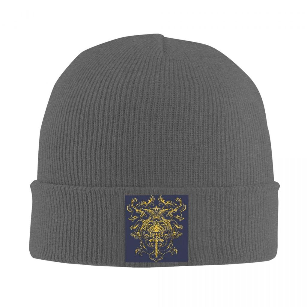 Belmont Crest Castlevania Warm Knitted Cap Winter Knit Bonnet Hat Skullies Beanies Hip Hop Caps for Unisex