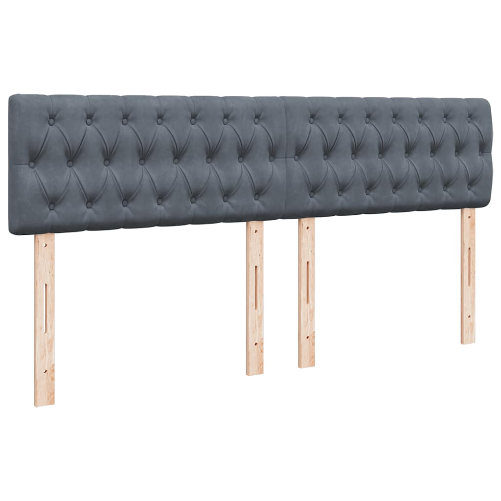 Enjoy a Restful Night S Sleep with This Ottoman Bed with Mattress In Dark Gray 160 X 200 Cm Velvet Fabric