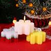 Christmas Snowflake Aroma Candle Creative Shape Fragrance Candle Souvenir Home Decoration Gift