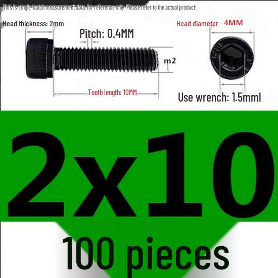 High-Strength Grade 12.9 Internal Hex Head Screws M1.4-M20
