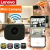 Lenovo Нова 4K HD WiFi камера безпеки з нічним баченням, міні-смарт камера для дому, IP-спостереження, віддалений моніторинг через додаток, портативна камера